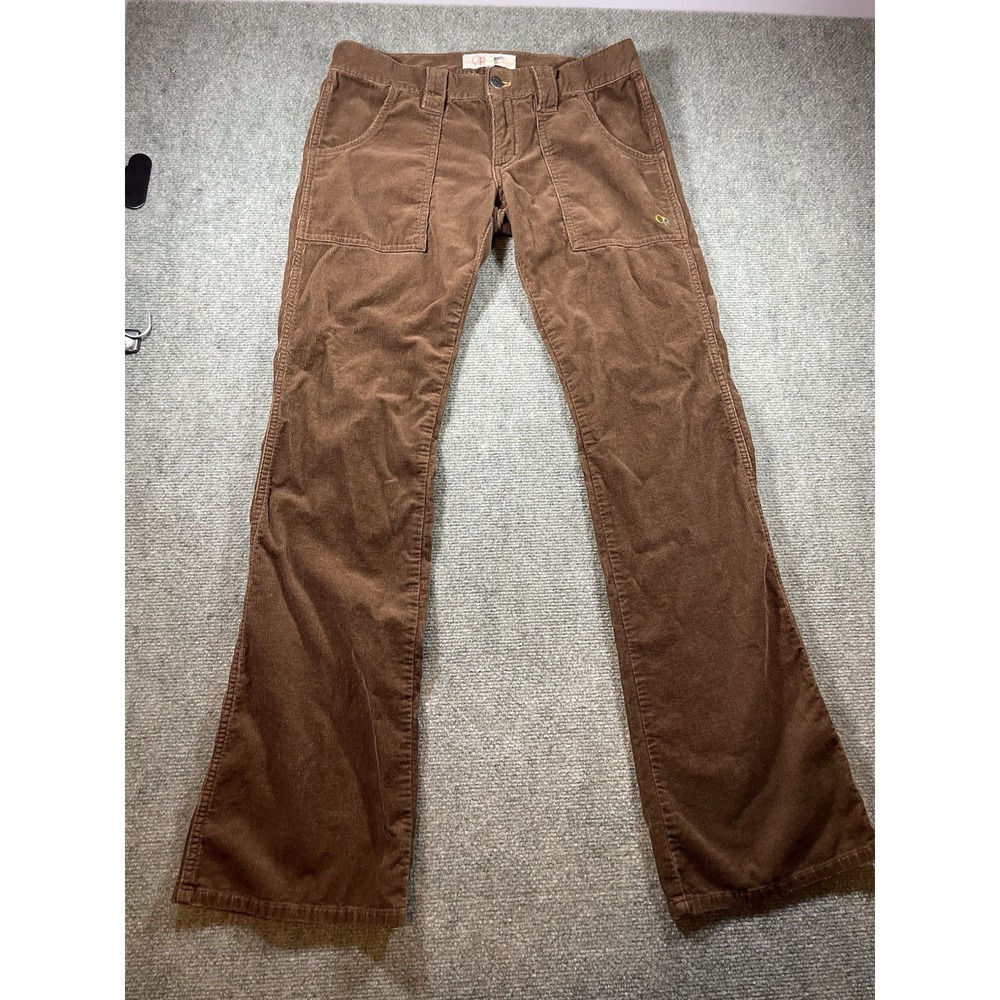 Vintage Op Corduroy Low Rise Flare Pants Y2K